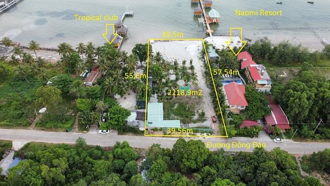 Hình ảnh bán đất biển xây resort cây sao hàm ninh phú quốc. Sivaland.com