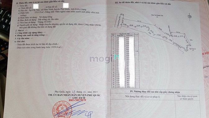 Hình ảnh bán 5000 m2 đất biển hàm ninh phú quốc. Sivaland.com