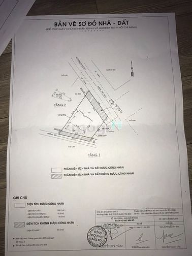 Hình ảnh Bán đất 2 Mặt Tiền có nhà đang cho thuê ở P.HBC TP Thủ Đức