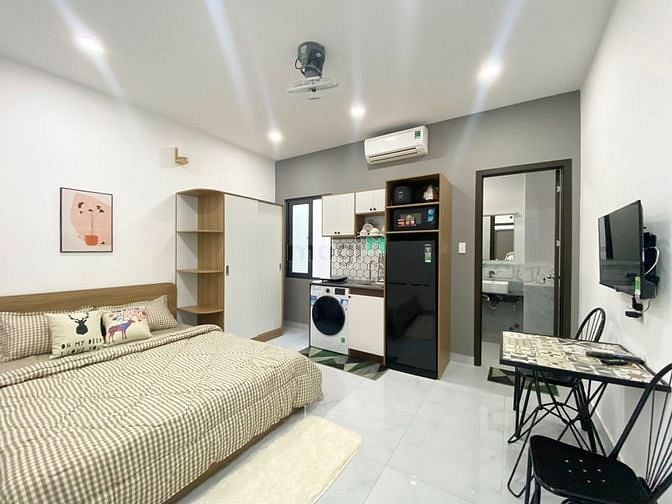 Hình ảnh Mb6623 nạp rút nhanh chóng ngay Trần Não- Full nội thất- Studio và 1 Phòng ngủ có ban công