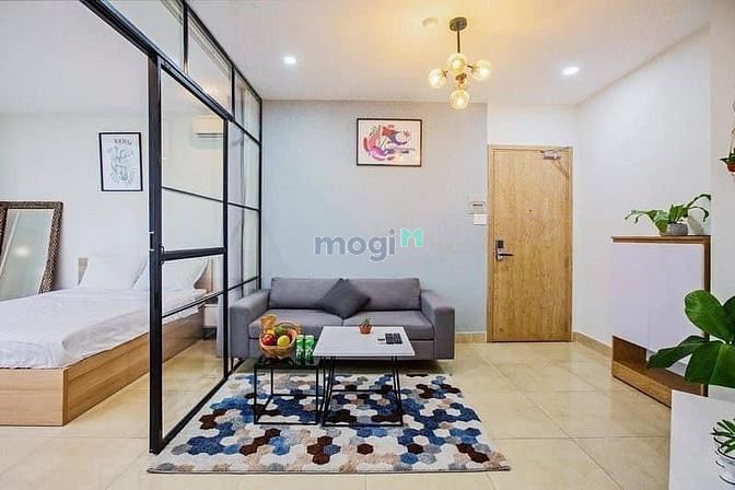 Hình ảnh Cho thuê Căn Hộ 1 Phòng Ngủ Full Nội Thất Có Ban công Quận