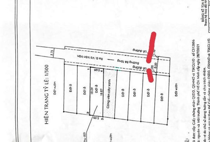 Hình ảnh ĐƯỜNG 7M có vỉa hè, Võ Văn Vân, Liên Khu 4-5, 90M2 (5*18), 2 TỶ 750
