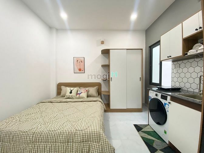 Hình ảnh TRống căn studio ngay chân cầu Sài Gòn có máy giặt riêng
