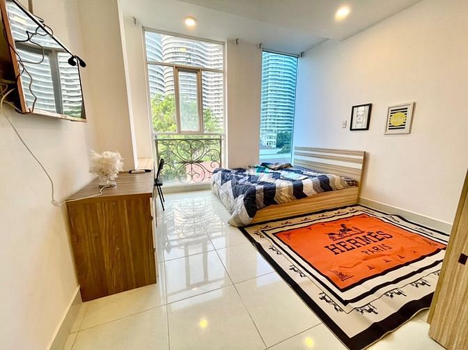 Hình ảnh Cho thuê phòng 1PN riêng biệt view kính