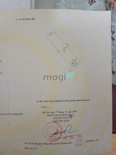 Hình ảnh Bán đất Kim Giang, 40m2, ngõ ba gác, sổ riêng, 2.45 tỷ
