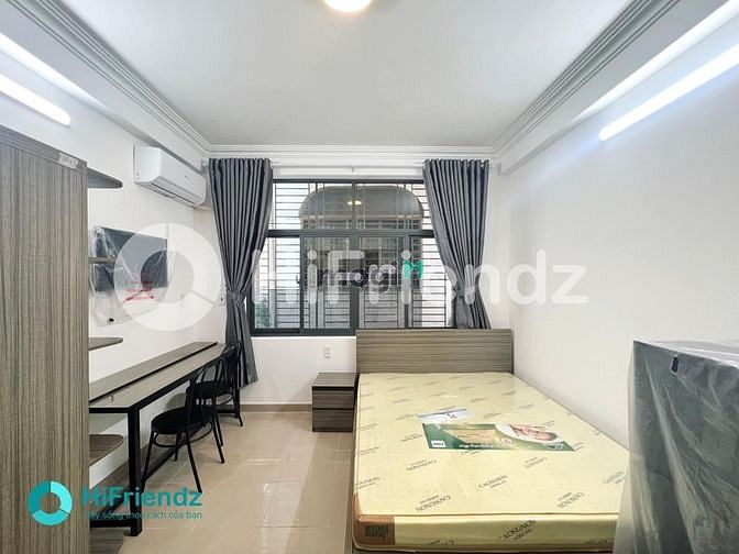 Hình ảnh Đang Trống 1 Phòng Studio Cửa Sổ Lớn - Máy Giặt Riêng - Cầu Vượt 3/2