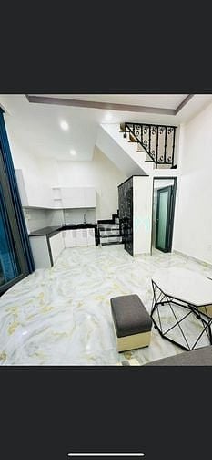 Hình ảnh Nhà 1 trệt 2 lầu 5x7 hẻm thông sổ hông.