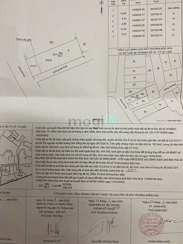 Hình ảnh Bán 2 Lô Đất Đường Thông Kinh Danh 80m2 2Tỷ7 Tp Biên Hoà