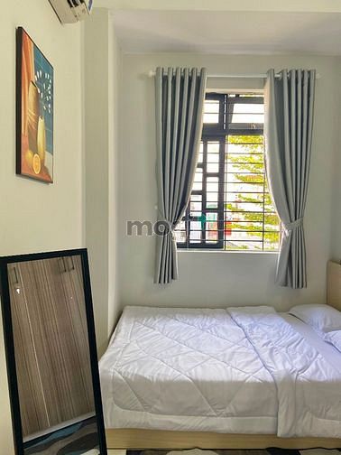 Hình ảnh Studio quận Bình Thạnh ban công rộng full nội thất siêu thoáng