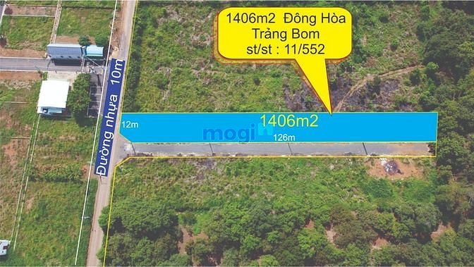 Hình ảnh 1,4 sào Đất 2 mặt tiền đường nhựa lên được 800m2 Thổ Cư