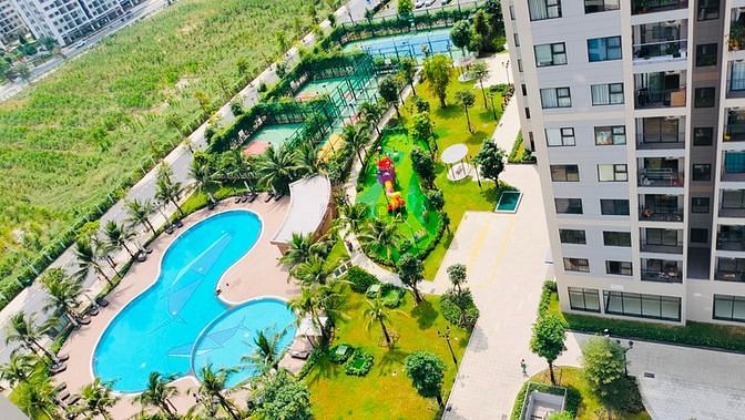 Hình ảnh Cho Thuê Vinhomes Grand Park Q.9 - 2PN2WC Bếp Rèm