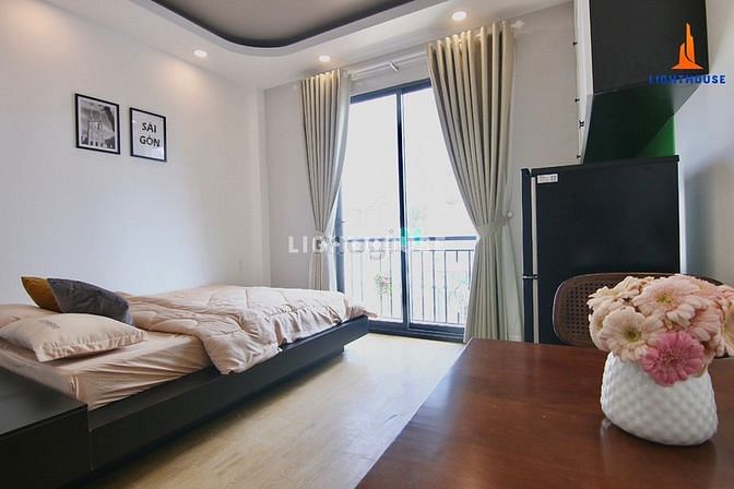 Hình ảnh 🌈🌈Mb6623 nạp rút nhanh chóng Studio 25m2 ban công ngay Điện Biên Phủ gần Hàng Xanh🍀🍀