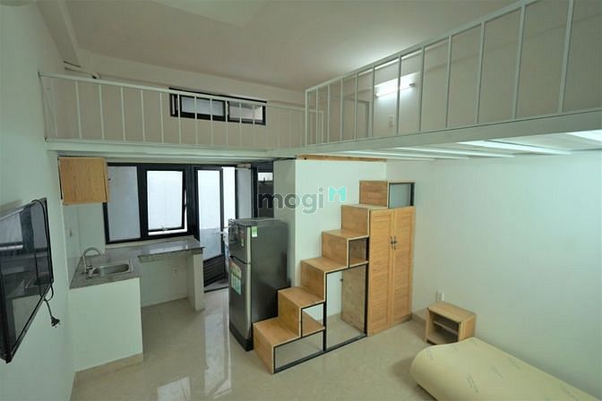 Hình ảnh Studio nội thất cơ bản, ban công thoáng mát, gần chợ Lý Phục Man, Q7