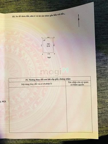 Hình ảnh Bán nhà Đội Cấn, 26m2, 3 tầng, sổ riêng, gần phố,    2.7 tỷ