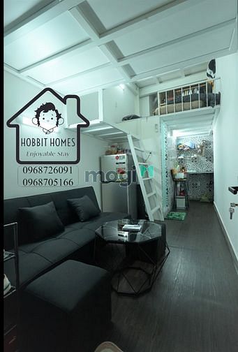 Hình ảnh Studio full nội thất cơ bản, ban công thoáng mát, gần chợ Lý Phục Man