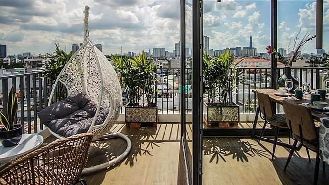 Hình ảnh Cho Thuê Siêu Phẩm Penthouse 2pn2wc - 1pn - Studio Như Hình