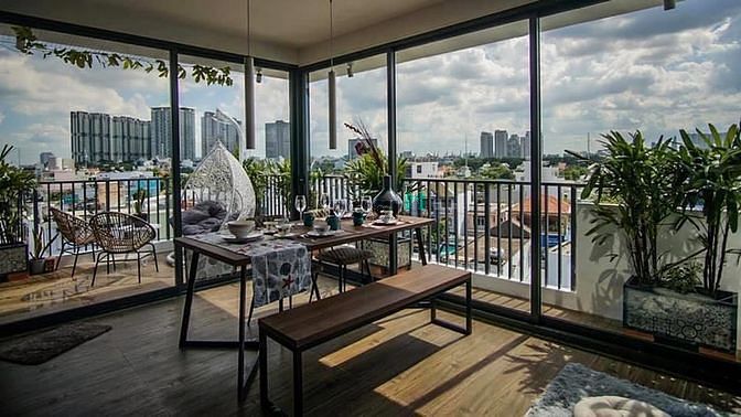 Hình ảnh Cho Thuê Siêu Phẩm Penthouse 2pn2wc - 1pn - Studio Như Hình