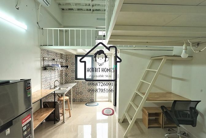 Hình ảnh Studio có ban công cửa sổ, gần chợ Lý Phục Man, Q7