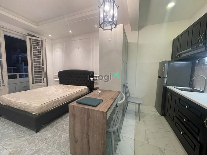 Hình ảnh Studio - Bancon - Ngăn bếp - Decor xinh - cầu Kênh Tẻ
