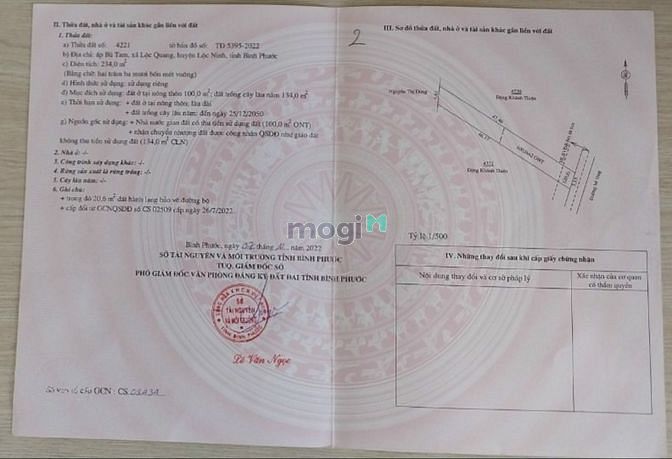 Hình ảnh Đất Lộc Ninh - Lộc Quang - Bình phước Sổ Sẵn  Giá Rẻ
