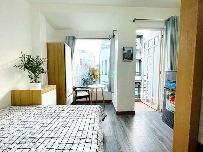 Hình ảnh 🏝️🏝️Căn Hộ Studio 27m2 ban công cửa sổ ngay Hoa Lan gần chợ Bà Chiểu