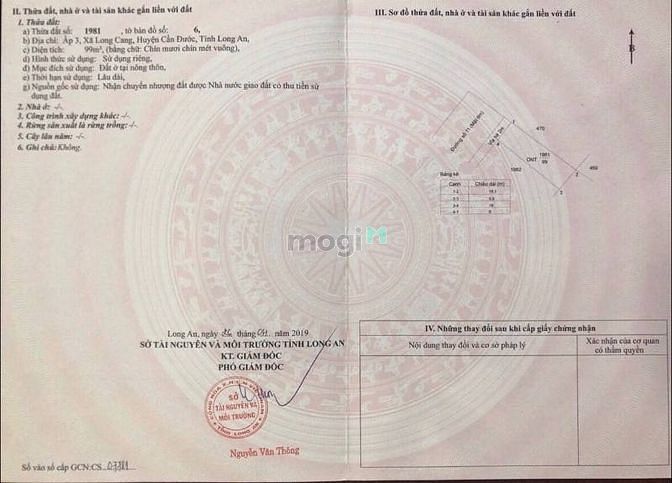 Hình ảnh Đất Ngay Chợ Long Cang Sổ Hồng 550 Triệu Hổ Trợ Trả Chậm 12 tháng 10