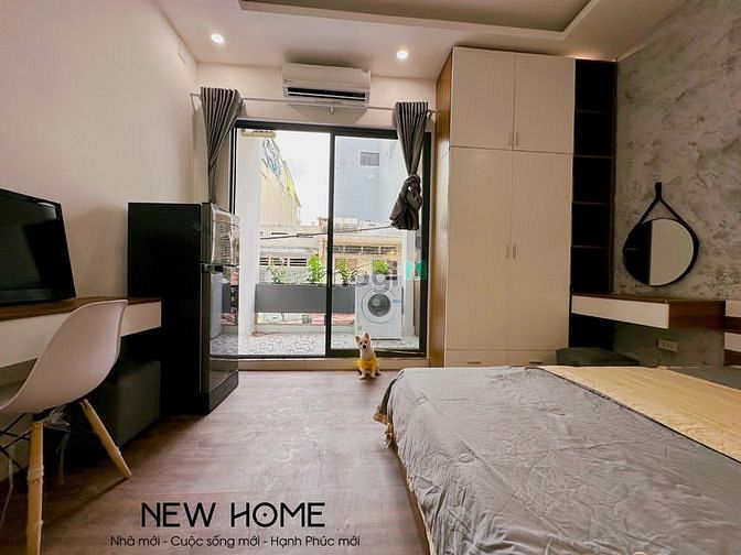 Hình ảnh 🏝️Căn Hộ Studio 27m2 ban công lớn ngay Trần Văn Đang gần chợ Tân Định