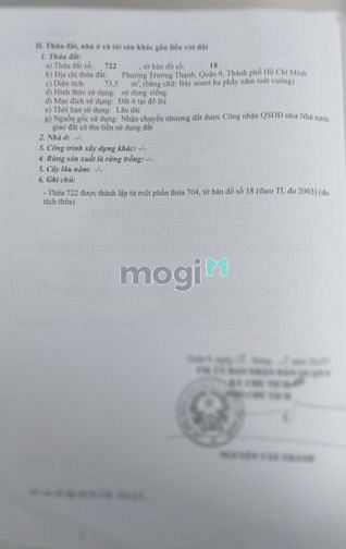 Hình ảnh Bán mặt tiền đường lò lu. P trường thạnh. Tp thủ đức