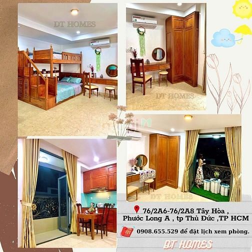 Hình ảnh Cho thuê phòng full nội thất quận 09 Thủ Đức