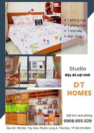 Hình ảnh Cho thuê phòng full nội thất quận 09 Thủ Đức