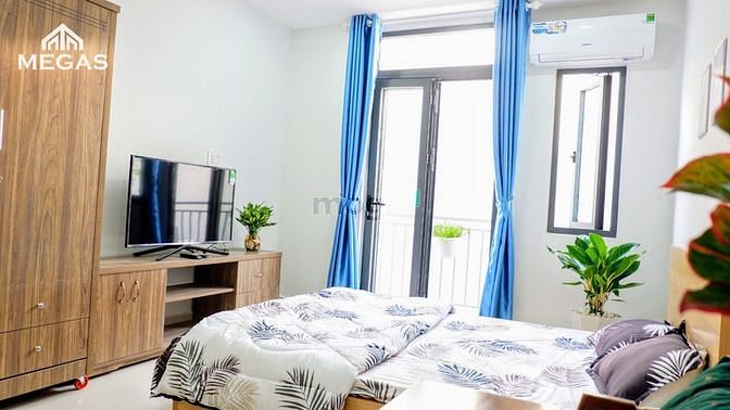 Hình ảnh studio cho thuê - có ban công, full nội thất A-Z ngay khu An Phú