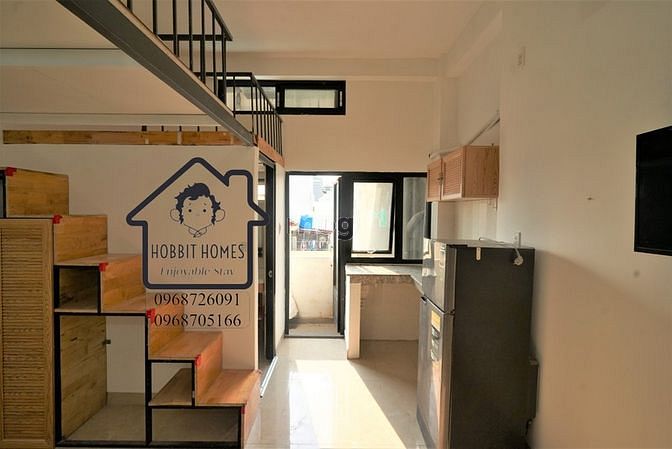 Hình ảnh Studio nội thất cơ bản, có ban công, gần chợ Lý Phục Man, Q7