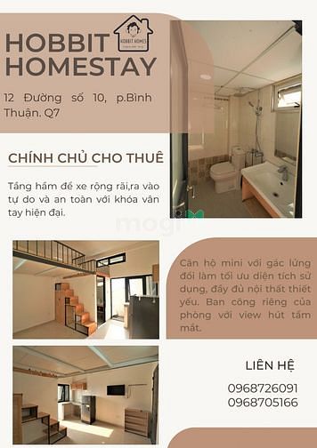 Hình ảnh Studio nội thất cơ bản, có ban công, gần chợ Lý Phục Man, Q7