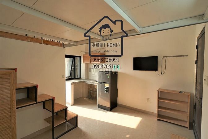 Hình ảnh Studio nội thất cơ bản, có ban công, gần chợ Lý Phục Man, Q7