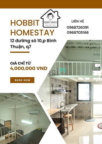 Hình ảnh Studio nội thất cơ bản, có ban công, gần chợ Lý Phục Man, Q7