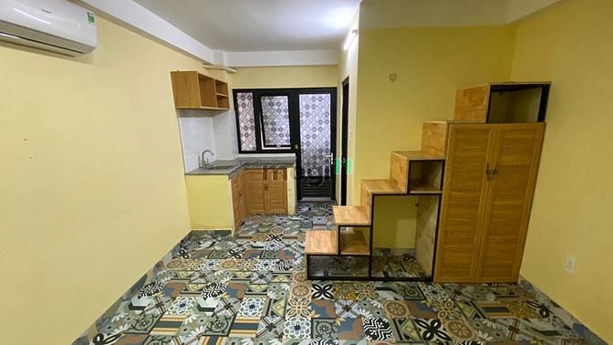 Hình ảnh Studio nội thất cơ bản, có ban công, gần chợ Lý Phục Man, Q7