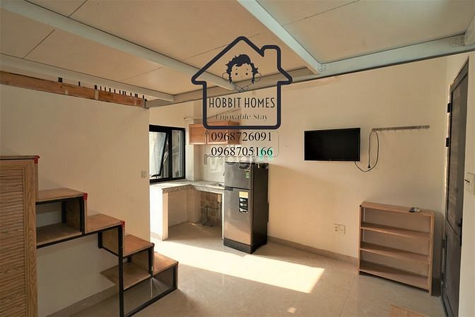 Hình ảnh Studio nội thất cơ bản, có ban công, gần chợ Lý Phục Man, Q7