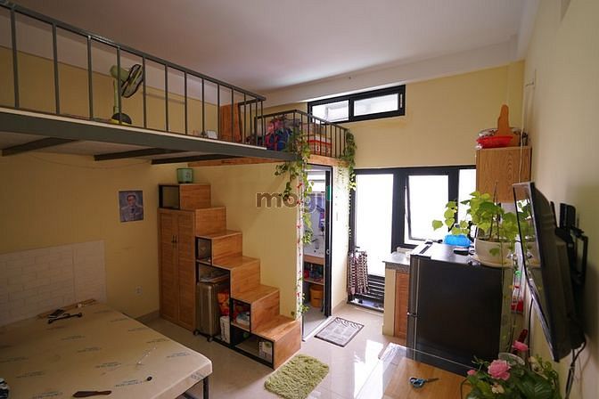 Hình ảnh Studio nội thất cơ bản, có ban công, gần chợ Lý Phục Man, Q7