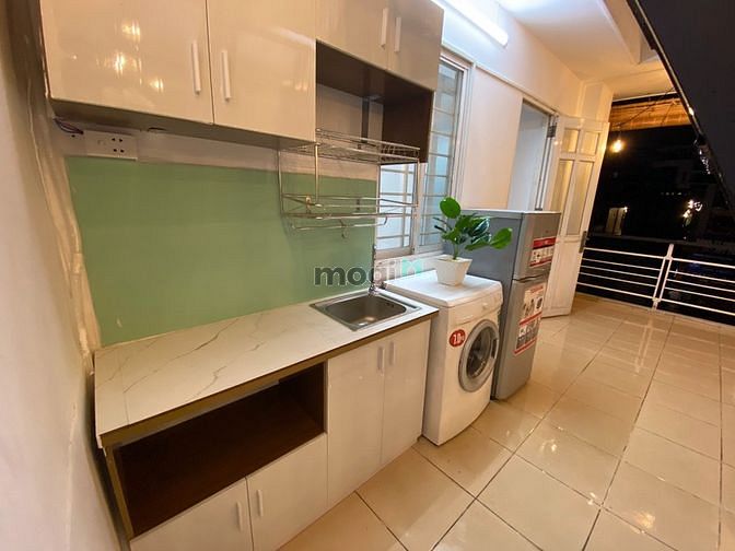 Hình ảnh Ban công Cực rộng, Thoáng mát, Full nội thất 35m2_Trồng cây, lên đèn