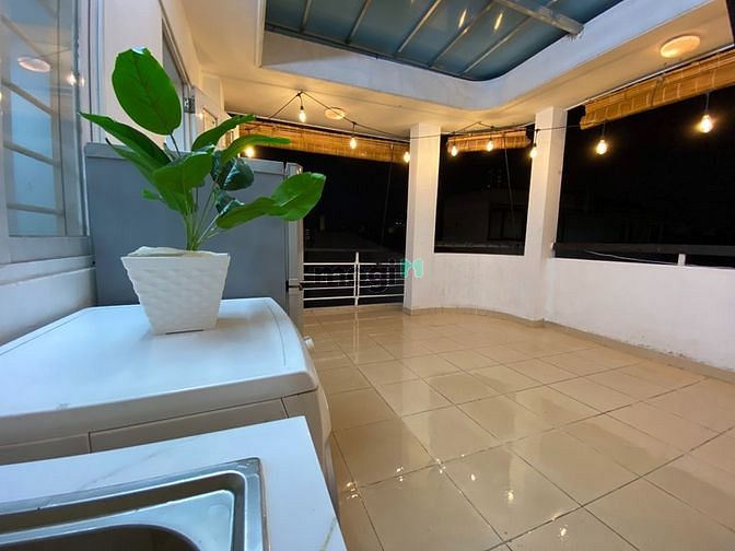 Hình ảnh Ban công Cực rộng, Thoáng mát, Full nội thất 35m2_Trồng cây, lên đèn