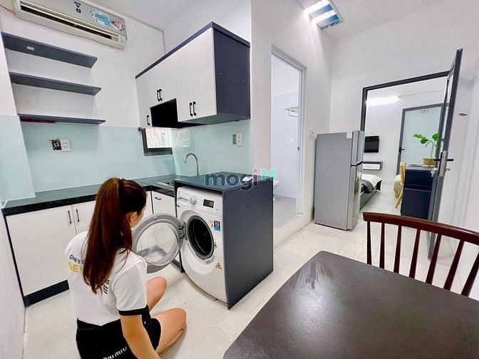 Hình ảnh Mb6623 nạp rút nhanh chóng full nội thất 1PN máy giặt riêng tân định quận 1