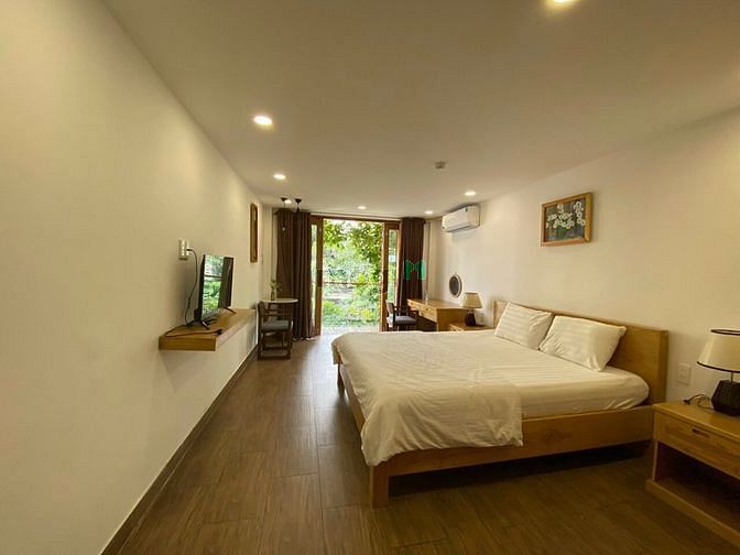 Hình ảnh 1PN - Studio ban công full nội thất đang trống sẵn ngay Trần Não Q2