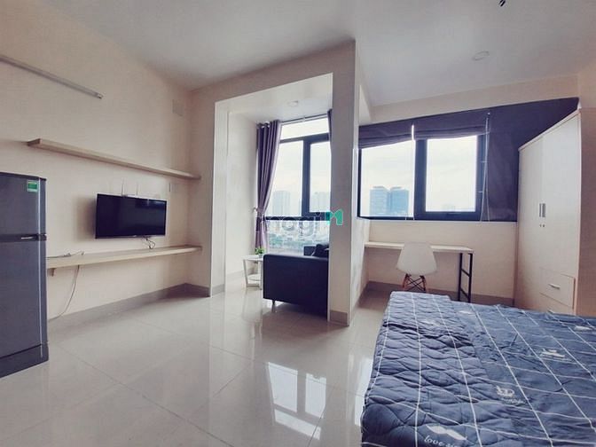 Hình ảnh 🌆Studio 35m2 cửa sổ lớn view sông Bến Vân Đồn - Cầu Kênh Tẻ