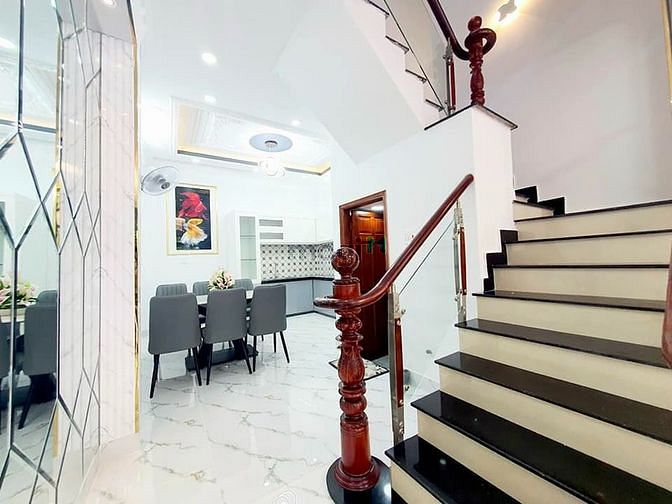 Hình ảnh Nhà hoàn công 2021 NGUYỄN KIM Q10 58m2, 2tỷ660 hẻm rộng thông thoáng
