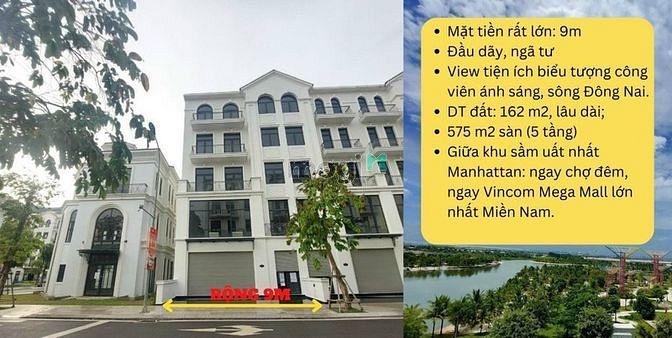 Hình ảnh Bán gấp Shophouse Manhattan đối diện cv 36ha 162m2, 24.5 tỷ
