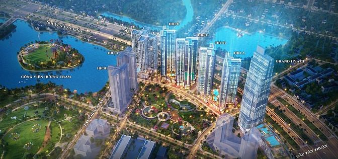 Hình ảnh Cần cho thuê căn 2PN, 65m2, NTCB và rèm, 13.5 tr tại Eco Green Quận 7