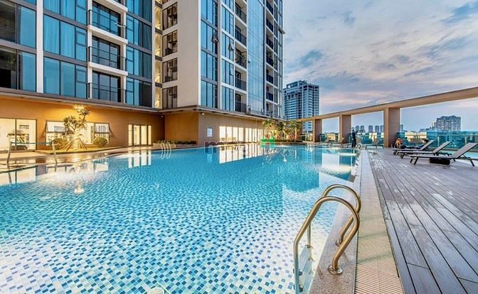 Hình ảnh Cần cho thuê căn 2PN, 65m2, NTCB và rèm, 13.5 tr tại Eco Green Quận 7