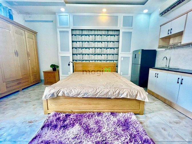 Hình ảnh CH 1PN 30m2 Lê Quang Định có ban công, thoáng mát, hầm xe to, an ninh
