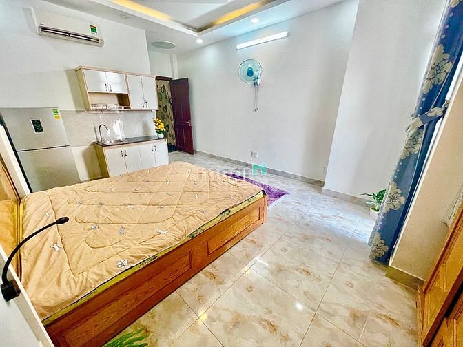 Hình ảnh CH 1PN 30m2 Lê Quang Định có ban công, thoáng mát, hầm xe to, an ninh