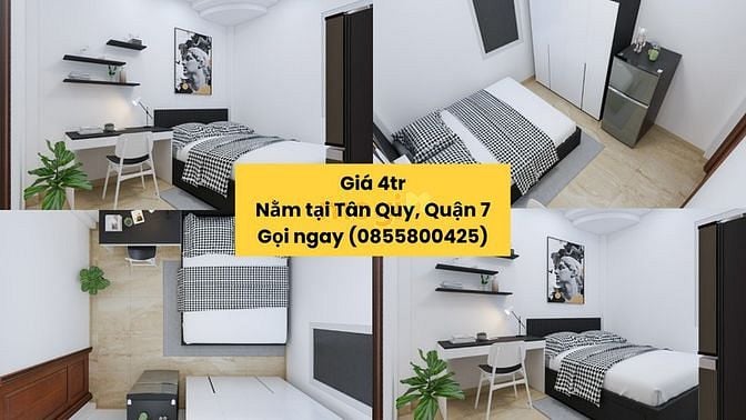 Hình ảnh Phòng Studio mới tại Phường Tân Quy, Quận 7